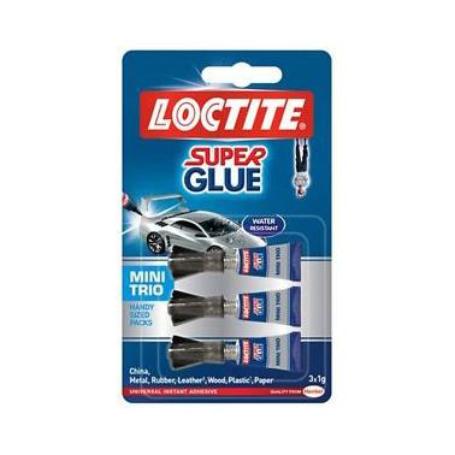 HENKEL LOCTITE SUPER GLUE-3 CIANOCRILATO  1 GR.MINI TRIO 2961387
