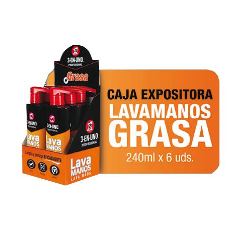 BAJA WD40 LAVAMANOS GRASA 3 EN 1 240 ML 34493 CAJA 6 UND.