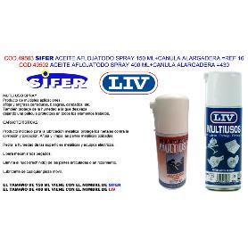 SIFER FINSTOCK ACEITE MULTIUSOS AFLOJATODO SPRAY 150 ML  16