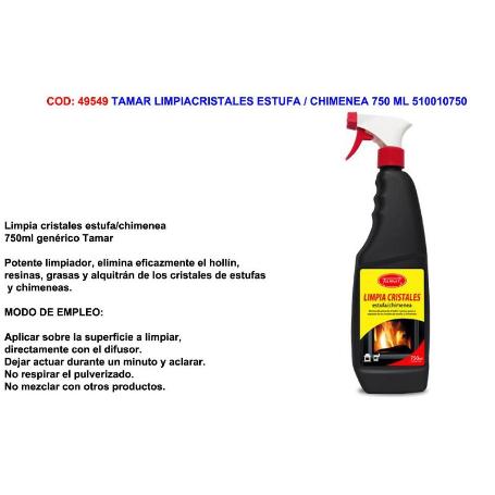 BAJA TAMAR LIMPIACRISTALES ESTUFA - CHIMENEA 750 ML 510010750
