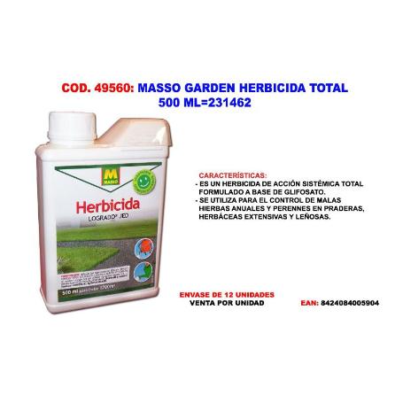 BAJA MASSO GARDEN HERBICIDA TOTAL    500 ML   231462