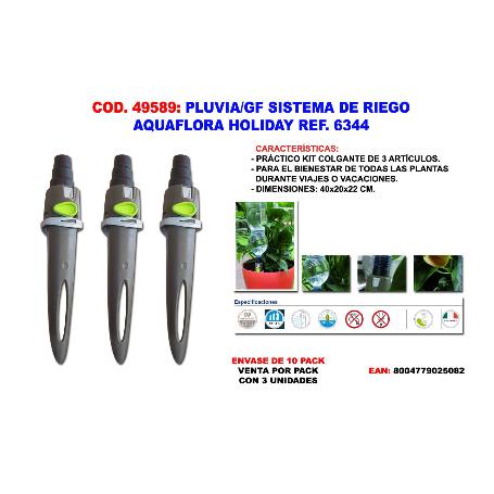 PLUVIA-GF FINSTOCK SISTEMA DE RIEGO AQUAFLORA HOLIDAY 6344