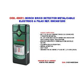 BAJA BOSCH BRICO.DETECTOR METAL- CABLE ELECT. A PILAS 0603681200