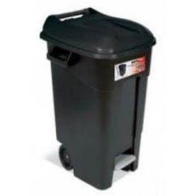 TAYG CUBO RESIDUOS 120 LT+RUE+PEDAL 600X568X886 NEGRO  443138