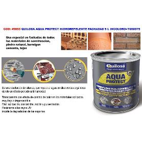 QUILOSA AQUA PROTECT HIDROREPELENTE FACHADA 5 L INCOLOR 10042179