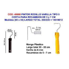 PINTOR MANGO VARILLA RODILLO CORTA 5 (85X  55)LARGO 220 14510612