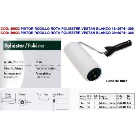PINTOR RODILLO ROTA POLIESTER  PAREDES-TECHOS 18 CM 26741-309