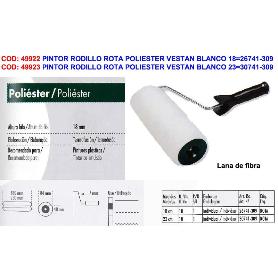 PINTOR RODILLO ROTA POLIESTER PARECES-TECHOS 23 CM 30741-309