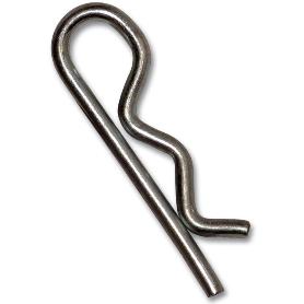 PASADORES AVL FORMA R DE 3 MM X   6,5 CM DE LARGO ZINCADO (CAJA 25 UNIDADES)