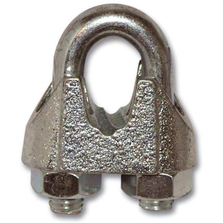 SUJETACABLES AVL -DIN 741 GALVANIZADOS M-22   7-8 (CAJA 10 UNIDADES)