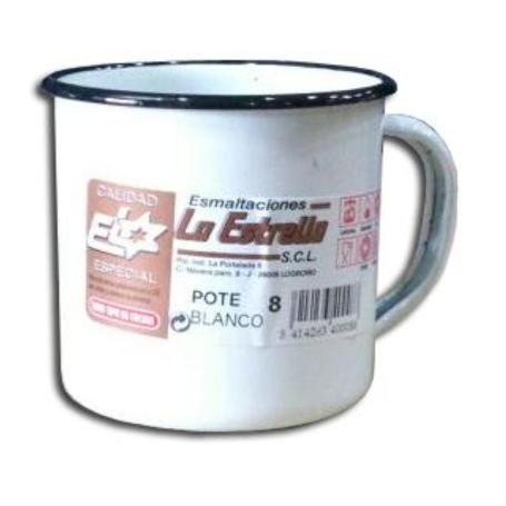 LA ESTRELLA POTE  8 CM PORCELANA ESMALTADA RUSTICA 400008