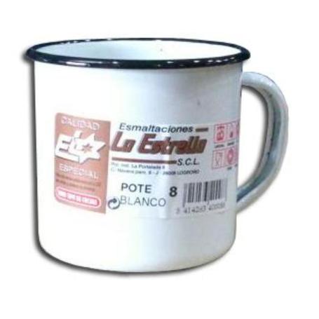 LA ESTRELLA POTE10 CM PORCELANA ESMALTADA RUSTICA 400010