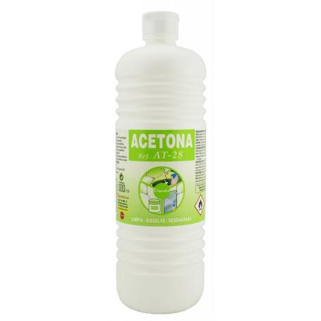 DISOPOLSA FINSTOCK ACETONA 1L BOTELLA PLASTICO  DDACE12*1P