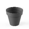 PLASTIKEN MACETA SERIE TES REDONDA 22 CM ANTRACITA 8622-ANT