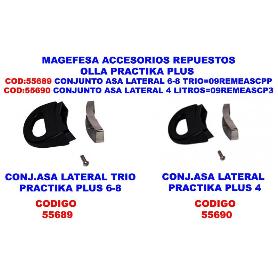 MAGEFESA ASA LATERAL 3,2 L PARA OLLA PRACTIKA PLUS 4 09REMEASCP3