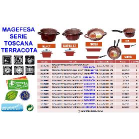 MAGEFESA FINSTOCK TOSCANA TERRACOTA CACEROLA+TAPA 20  01105728