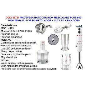MAGEFESA FINSTOCK BATIDORA INOX MESCOLARE PLUS 750W MGF4123