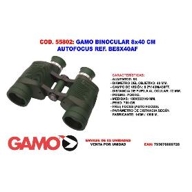 GAMO FINSTOCK BINOCULAR 8 X 40 AUTOFOCUS BE8X40AF