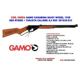 BAJA GAMO CARABINA DAISY1938 RED RYDER+TARJETA CAL4,5 REF.
