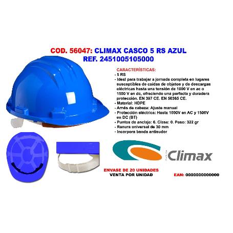 CLIMAX CASCO 5 RS AZUL REF 2451005105000