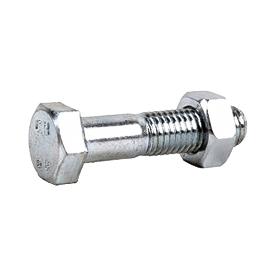 AVL BLISTER TORNILLO HEXAGONAL CON TUERCA 6X20 ZINCADO 5173 (CAJA 15 UNIDADES)