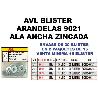 AVL BLISTER ARANDELA 9021 A-ANCHA 8 MM ZINCADA 3315 (CAJA 15 UNIDADES)