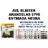 AVL FINSTOCK BLISTER ARANDELA 6798 ESTRIADA 8 MM NEGRA 3766 (CAJA 15 UNIDADES)