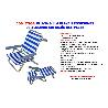 PLUVIA SILLA BAJA PLAYA 5 POSICION CAMA  22 MM XYC-070H PL672