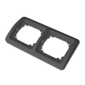 ELECTRICIDAD FINSTOCK MARCO DOBLE COLOR ANTRACITA RETRAC 20134