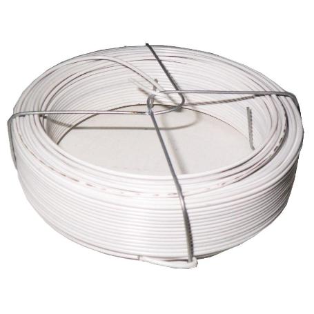 AVL ALAMBRE PLASTIFICADO BLANCO Nº 7 (1.2 MM)  50 M ROLLO
