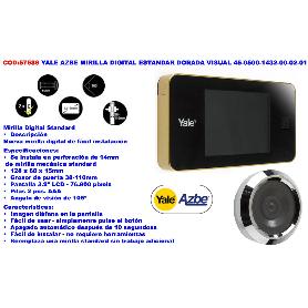 YALE AZBE MIRILLA DIGITAL STD DORADA VISUAL 4505001432000201