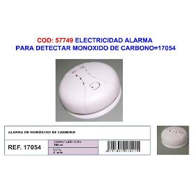 ELECTRICIDAD FINSTOCK ALARMA DE MONOXIDO DE CARBONO 17054