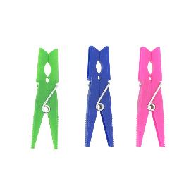 PINZA PLASTICO LENOM SET 24 PIEZAS