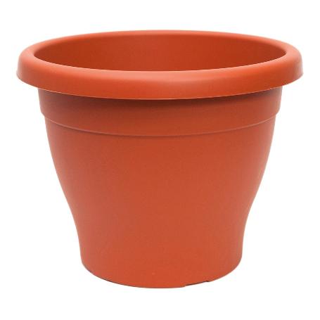 MACETA MEDITERRANEA Ø 25 CM X 20 CM PLASTICO COLOR TERRACOTA