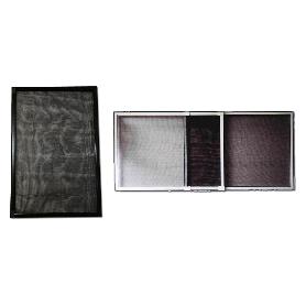 SIFER MARCO MOSQUITERA VENTANA FIBRA AJUSTABLE 75-142X50CM NEGRA