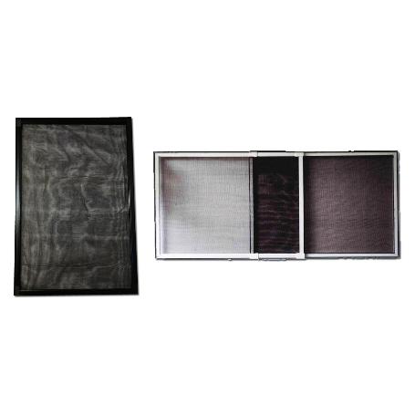 SIFER MARCO MOSQUITERA VENTANA FIBRA AJUSTABLE 100-192X75CM NEGR