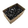 TORNILLOS ARADO DIN608 6,8 SIN BAÑO NEGRO 12X50 C-TUERCA DIN934 (CAJA 0.5 UNIDADES)