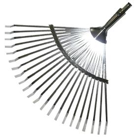 PLUVIA JARDIN RASTRILLOESCOBA AJUSTABLE 22 PUA SIN MANGO 118-22T