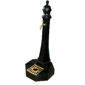 BAMBU FUENTE JARDIN+GRIFO LATON+BASE 41988A OXIRON HIERRO FORJA