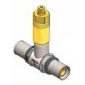 DUO PRESS LLAVE VALVULA ESFERA RECTA LATON 20 RETICULAD  M12120F