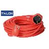 TALOX ALARGADOR PROLON CABLE ROJO 2P+T 3X1,5 X 10 M 3DGYFB-04-10