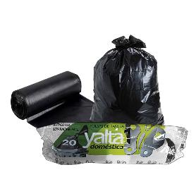 BOLSA BASURA 20 LT 20 UND 52X60 CM NEGRA ANTIGOTEO 22006