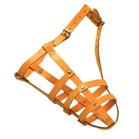 COLLAR FINSTOCK BOZAL PERRO CUERO Nº 4              05004