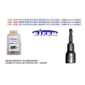 SIFER PORTA LLAVE VASO IMAN TALADRO 10 X 45MM UNIDAD BT-1045