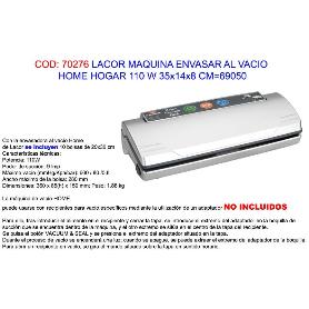 BAJA LACOR MAQUINA ENVASAR AL VACIO 110 W 35X14X8 CM 69050