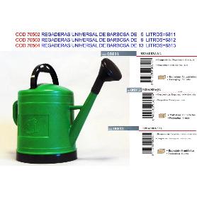 REGADERAS UNIVERSAL DE BARBOSA DE 13  LITROS 6813