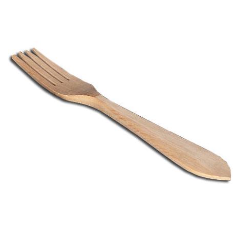 BAJA MENAJE MADERA TENEDOR 22 CM MESA      F22B