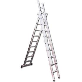 ESCALERAS 3 TRAMOS 3X  10 PELD+TRAVESAÑO 3X3,0 MT.01173 EN131