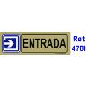 PLACA ADH.ENTRADA   PVC 53X165MM 4781 BL FINSTOCK