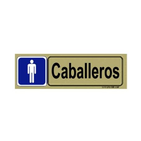 BAJA PLACA ADH.CABALLEROS PVC 53X165MM 4521 BL